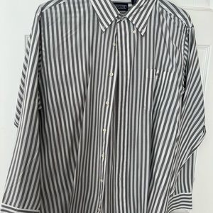 Men’s lands end button down 17.5-35